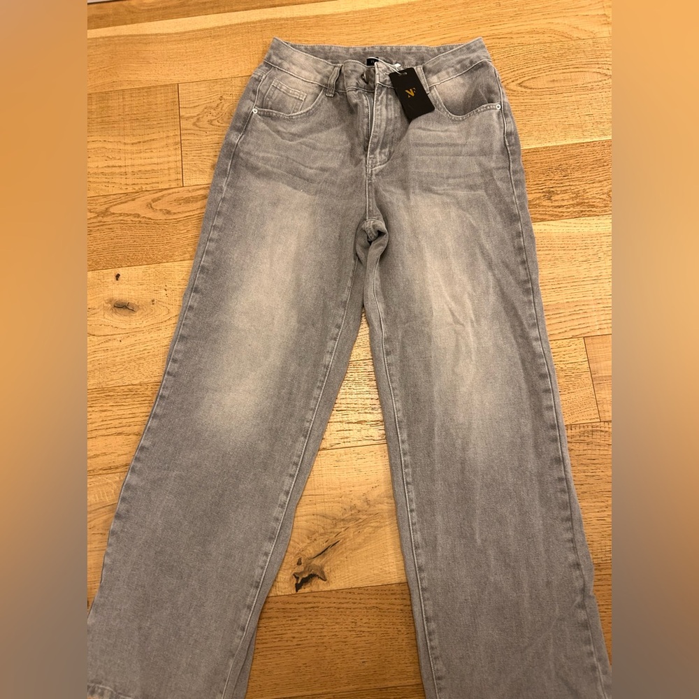 Gray Denim Jeans